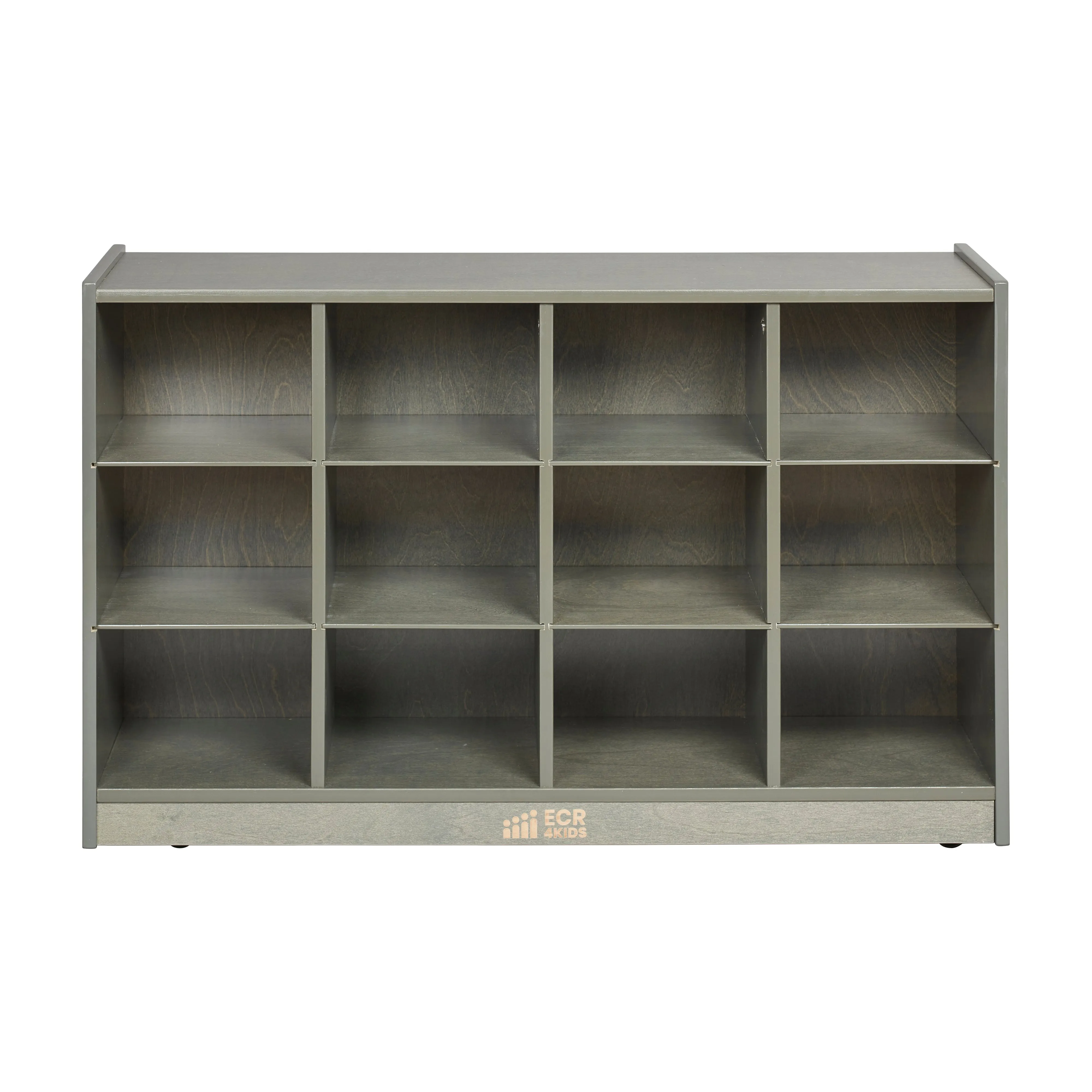 12 Cubby Mobile Tray Storage Cabinet, 3x4, Classroom Furniture