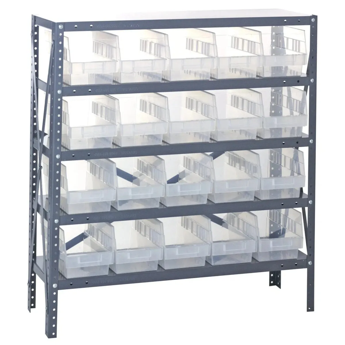 1239-202 | 12" x 36" x 39" Shelving Unit with 20 Bins
