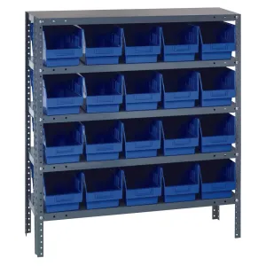1239-202 | 12" x 36" x 39" Shelving Unit with 20 Bins