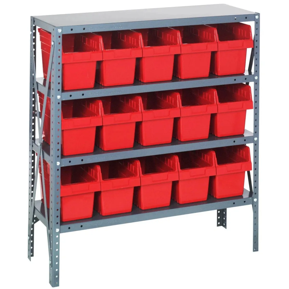 1239-SB802 | 12" x 36" x 39" Shelving Unit with 15 Bins