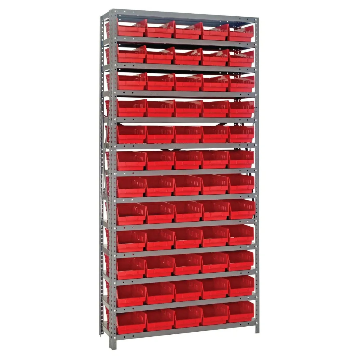 1275-102 | 12" x 36" x 75" Shelving Unit with 60 Bins