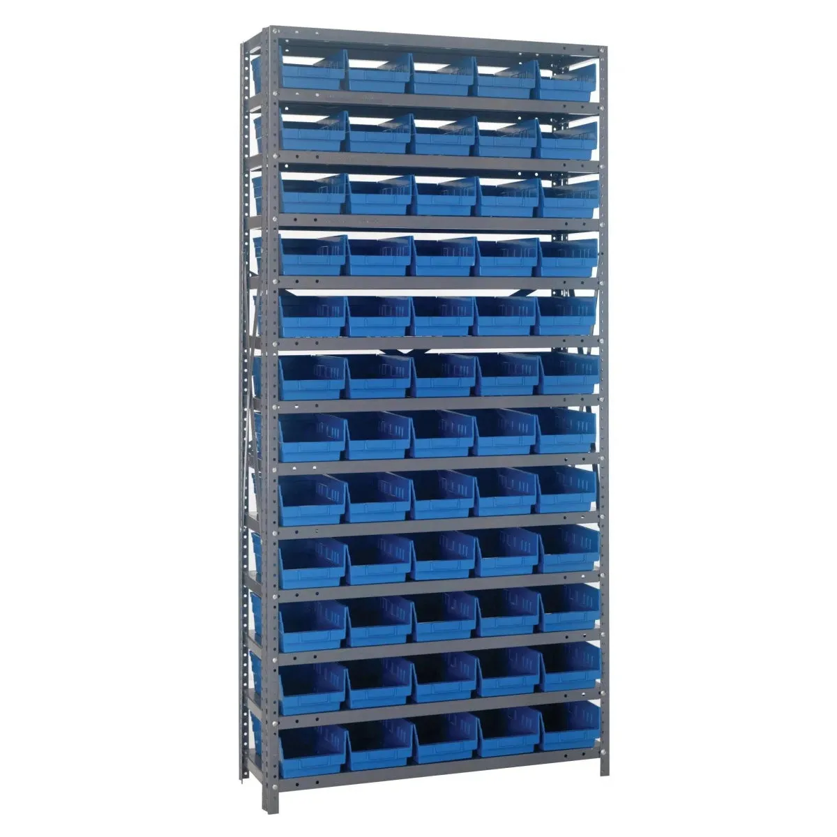 1275-102 | 12" x 36" x 75" Shelving Unit with 60 Bins