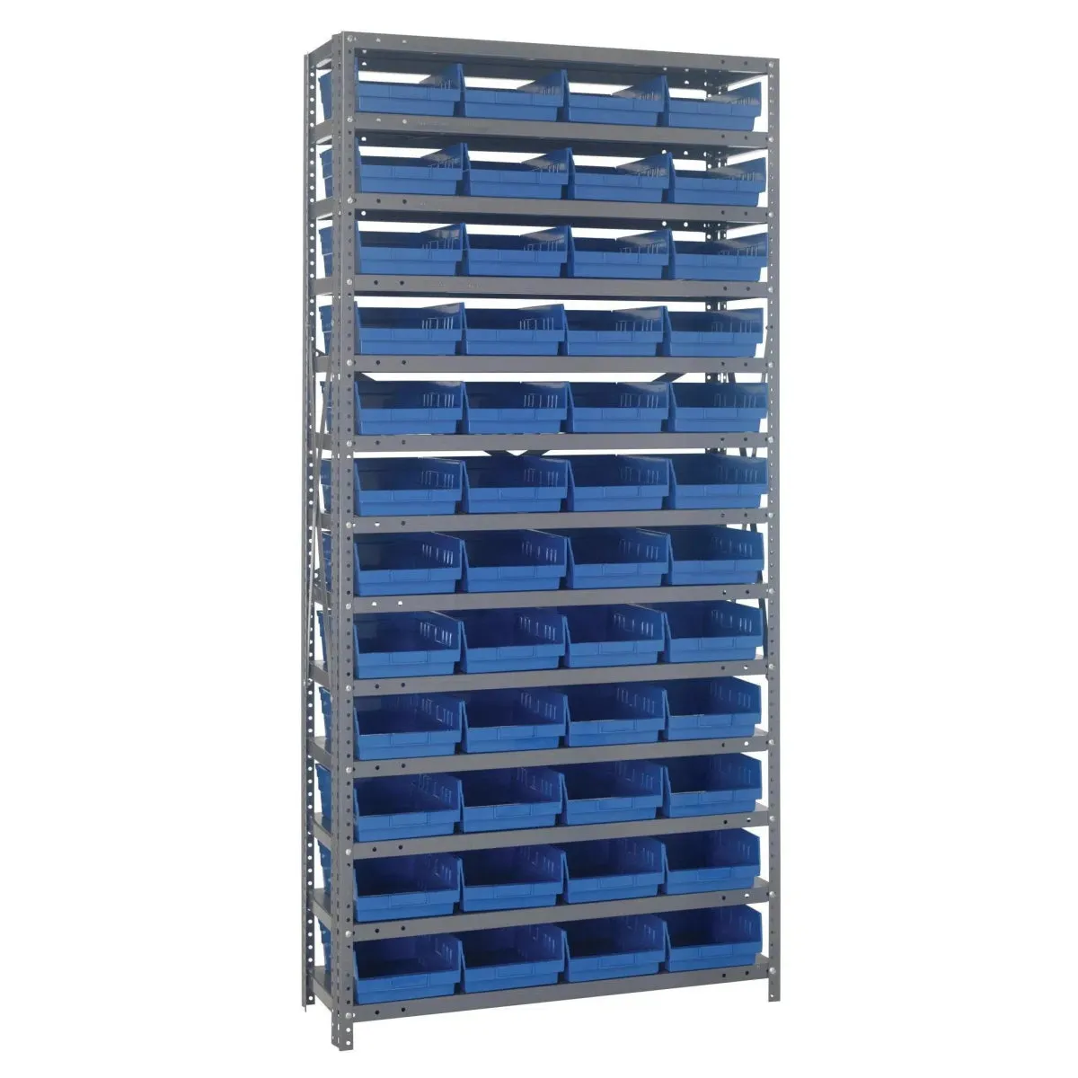 1275-107 | 12" x 36" x 75" Shelving Unit with 48 Bins