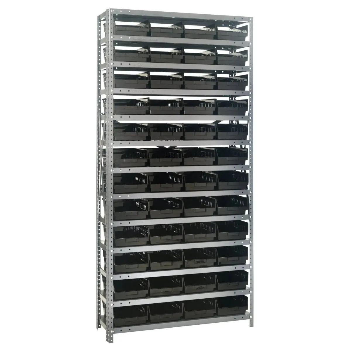 1275-107 | 12" x 36" x 75" Shelving Unit with 48 Bins