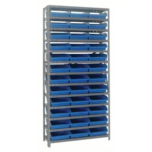 1275-109 | 12" x 36" x 75" Shelving Unit with 36 Bins