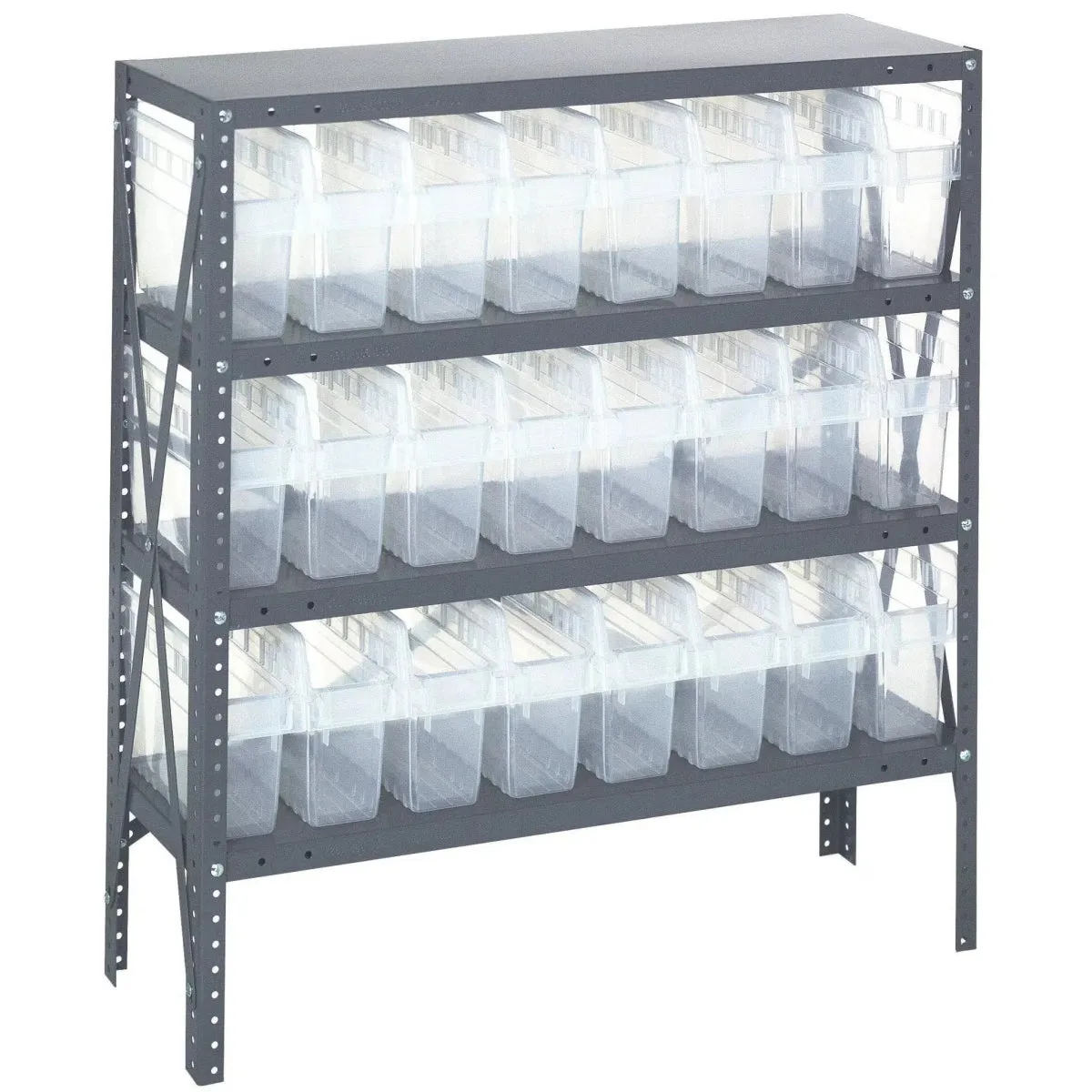 1839-SB803 | 18" x 36" x 39" Shelving Unit with 24 Bins