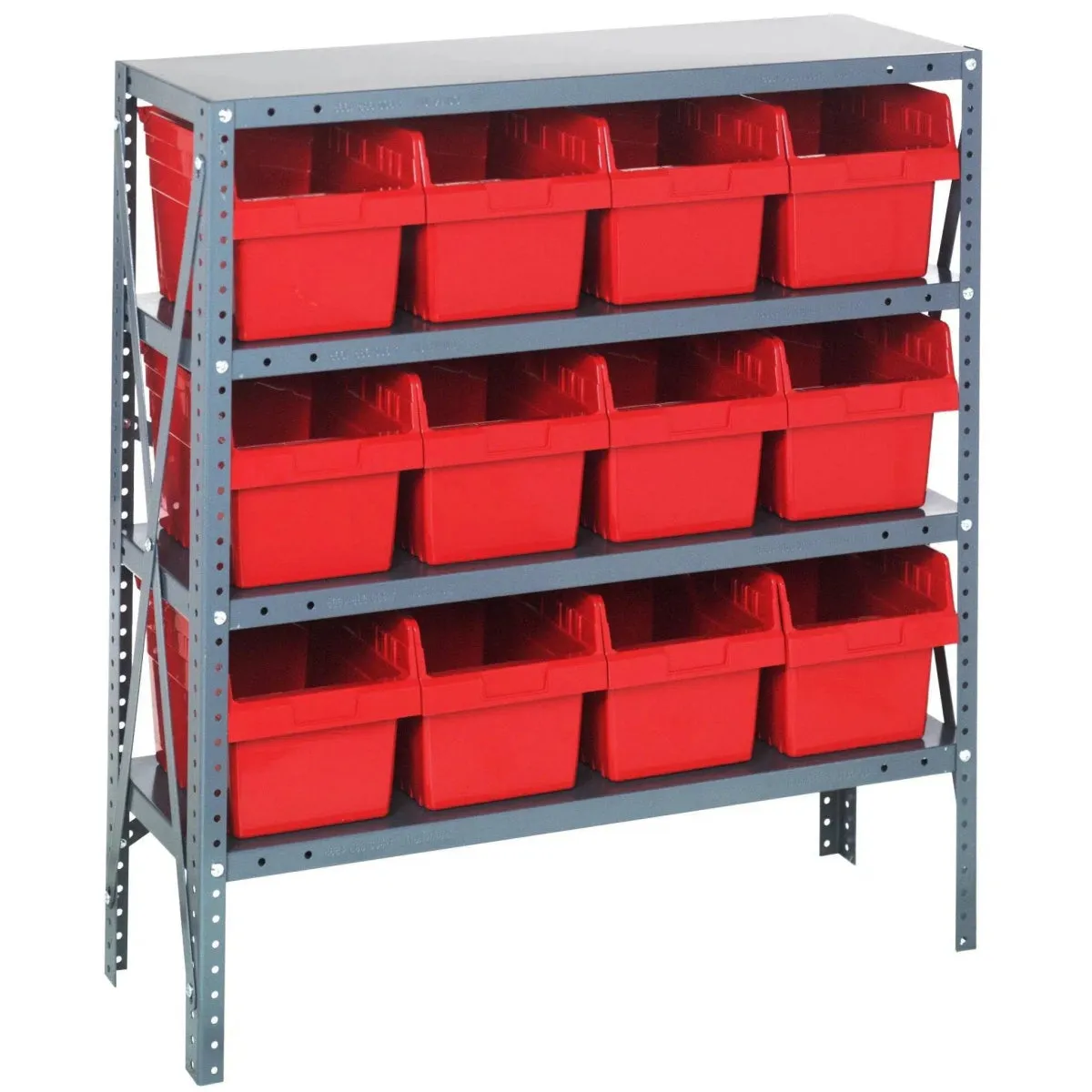 1839-SB808 | 18" x 36" x 39" Shelving Unit with 12 Bins