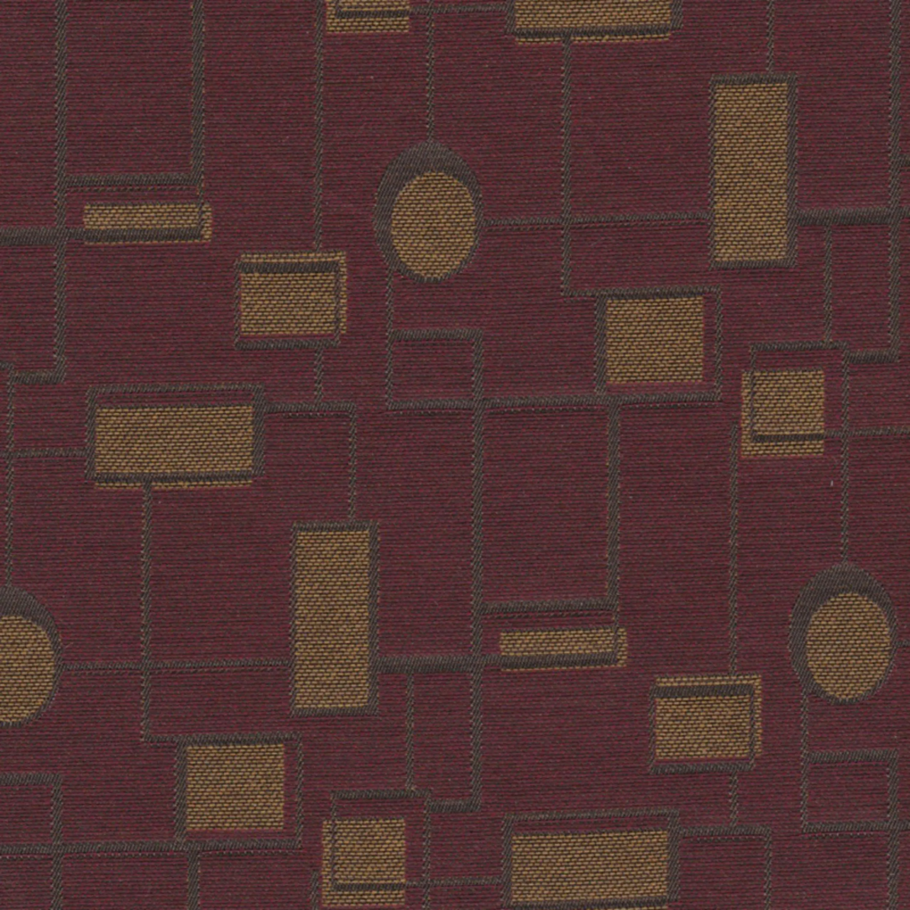 18.5''W Church Chair in Circuit Fabric - Gold Vein Frame