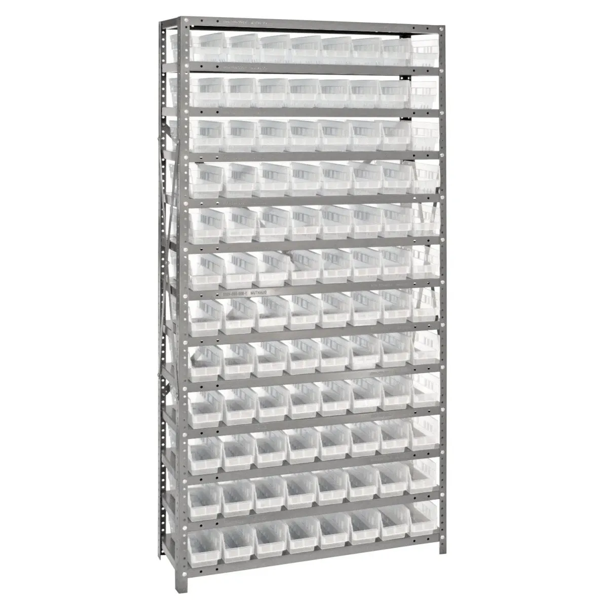 1875-103 | 18" x 36" x 75" Shelving Unit with 96 Bins
