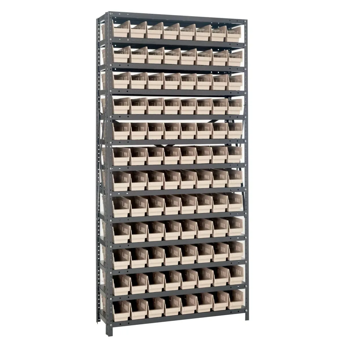 1875-103 | 18" x 36" x 75" Shelving Unit with 96 Bins
