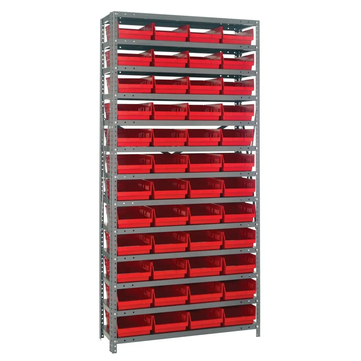 1875-108 | 18" x 36" x 75" Shelving Unit with 48 Bins