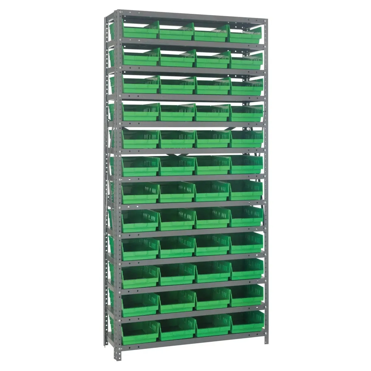 1875-108 | 18" x 36" x 75" Shelving Unit with 48 Bins