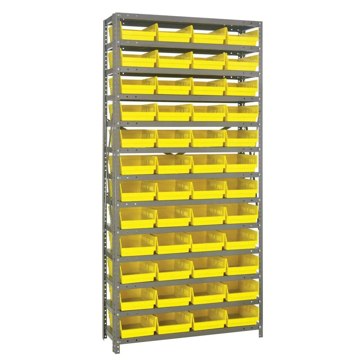 1875-108 | 18" x 36" x 75" Shelving Unit with 48 Bins