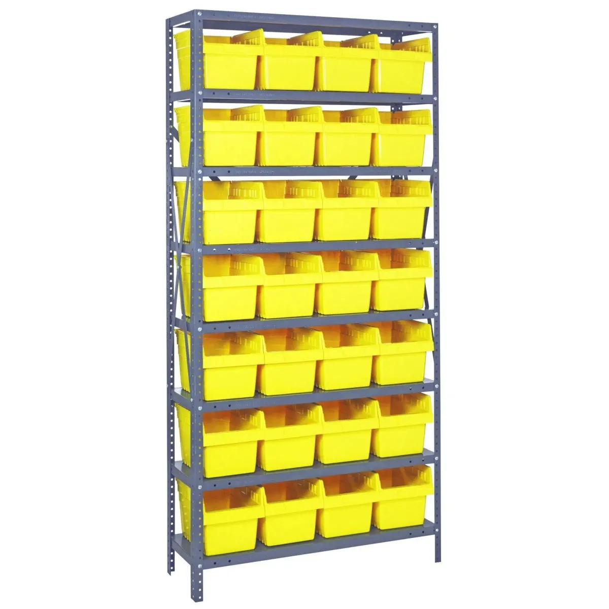1875-SB808 | 18" x 36" x 75" Shelving Unit with 28 Bins