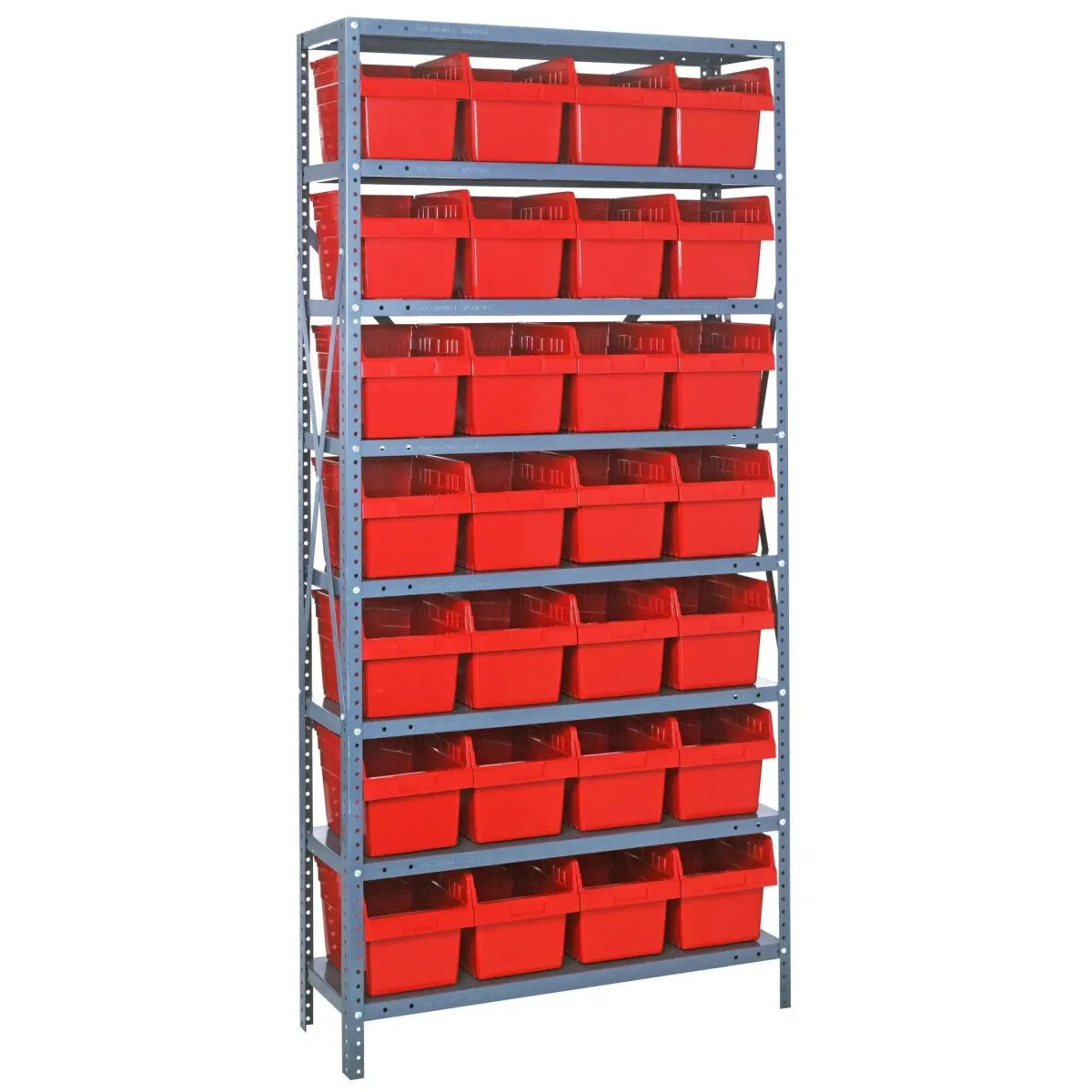 1875-SB808 | 18" x 36" x 75" Shelving Unit with 28 Bins