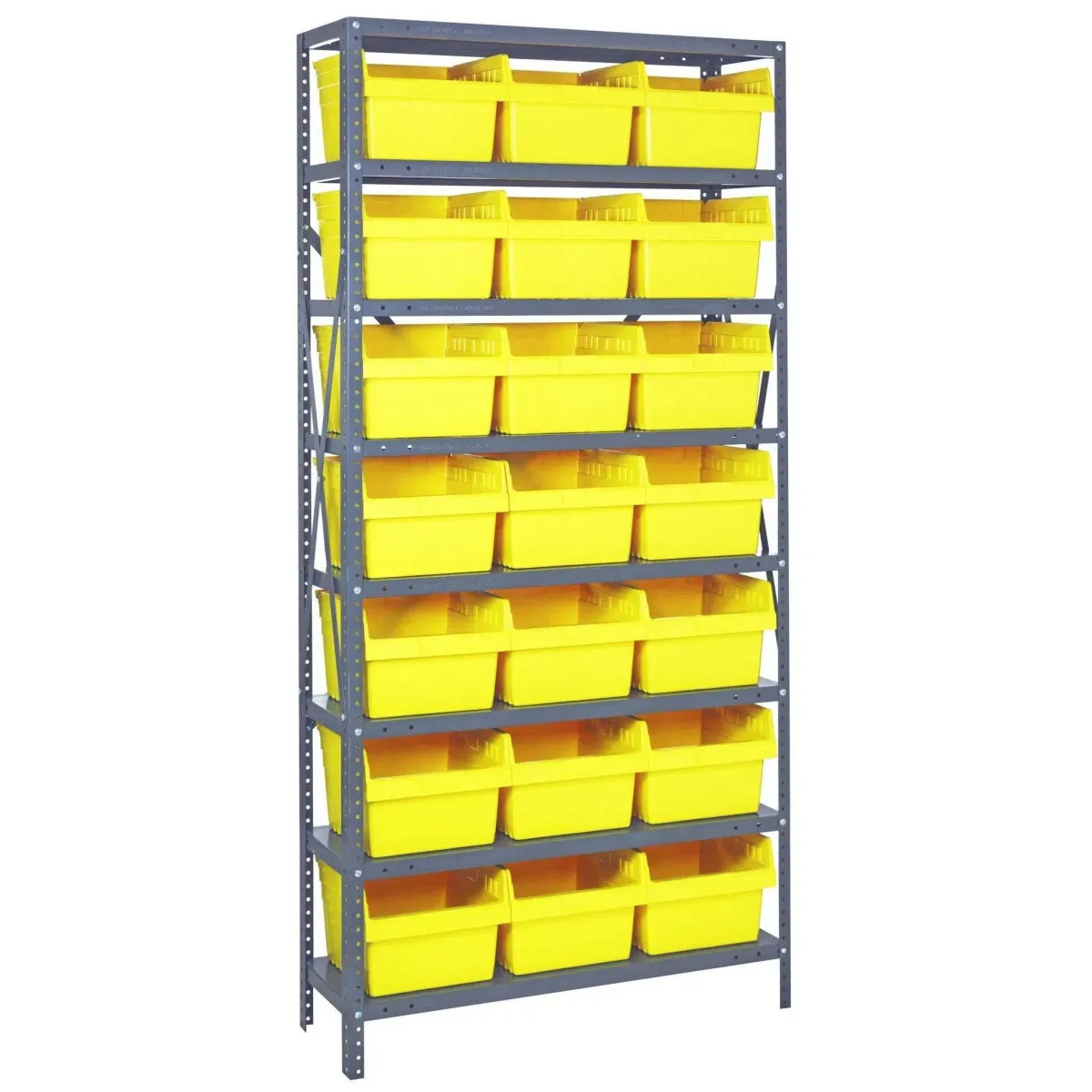 1875-SB810 | 18" x 36" x 75" Shelving Unit with 21 Bins