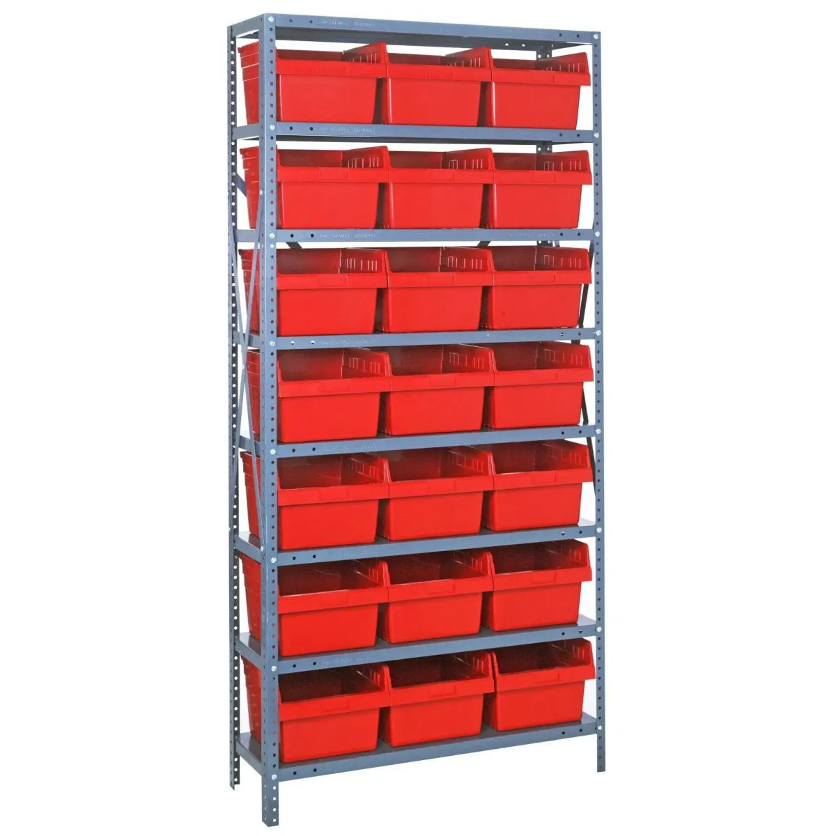 1875-SB810 | 18" x 36" x 75" Shelving Unit with 21 Bins