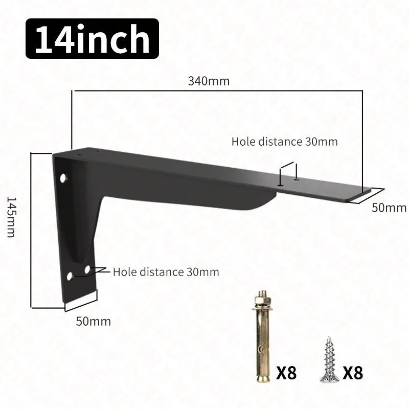 2 Heavy Support l Brackets for Wall Shelf 8 18 Inch