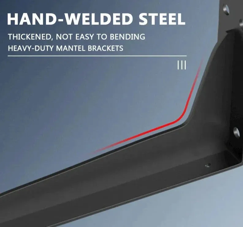 2 Heavy Support l Brackets for Wall Shelf 8 18 Inch