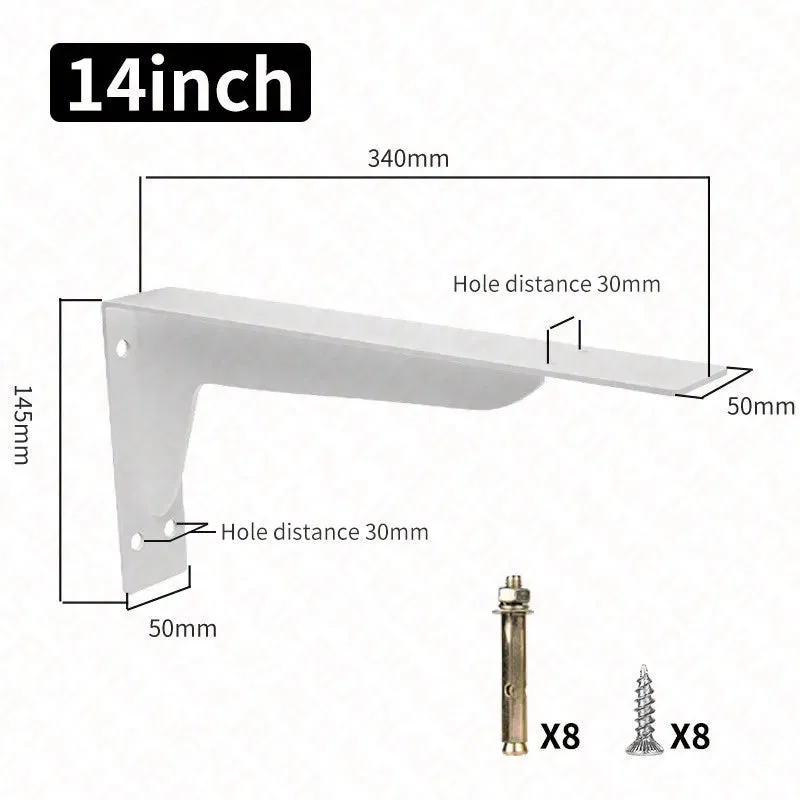 2 Heavy Support l Brackets for Wall Shelf 8 18 Inch