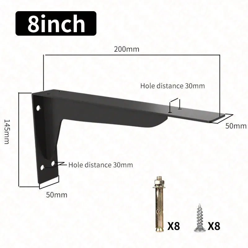 2 Heavy Support l Brackets for Wall Shelf 8 18 Inch