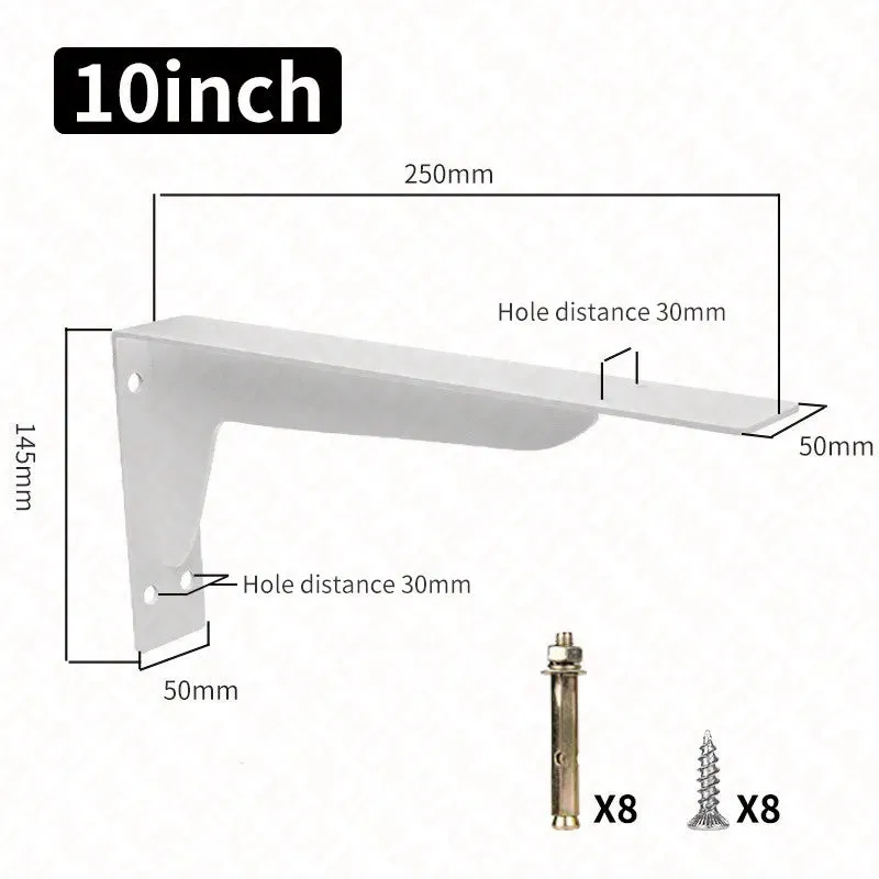 2 Heavy Support l Brackets for Wall Shelf 8 18 Inch