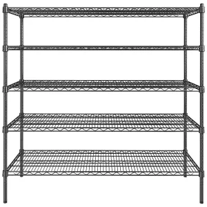 2 - Modular Wire Storage Shelf | Dimensions: 1500 x 450 x 1800mm | Steel Shelving