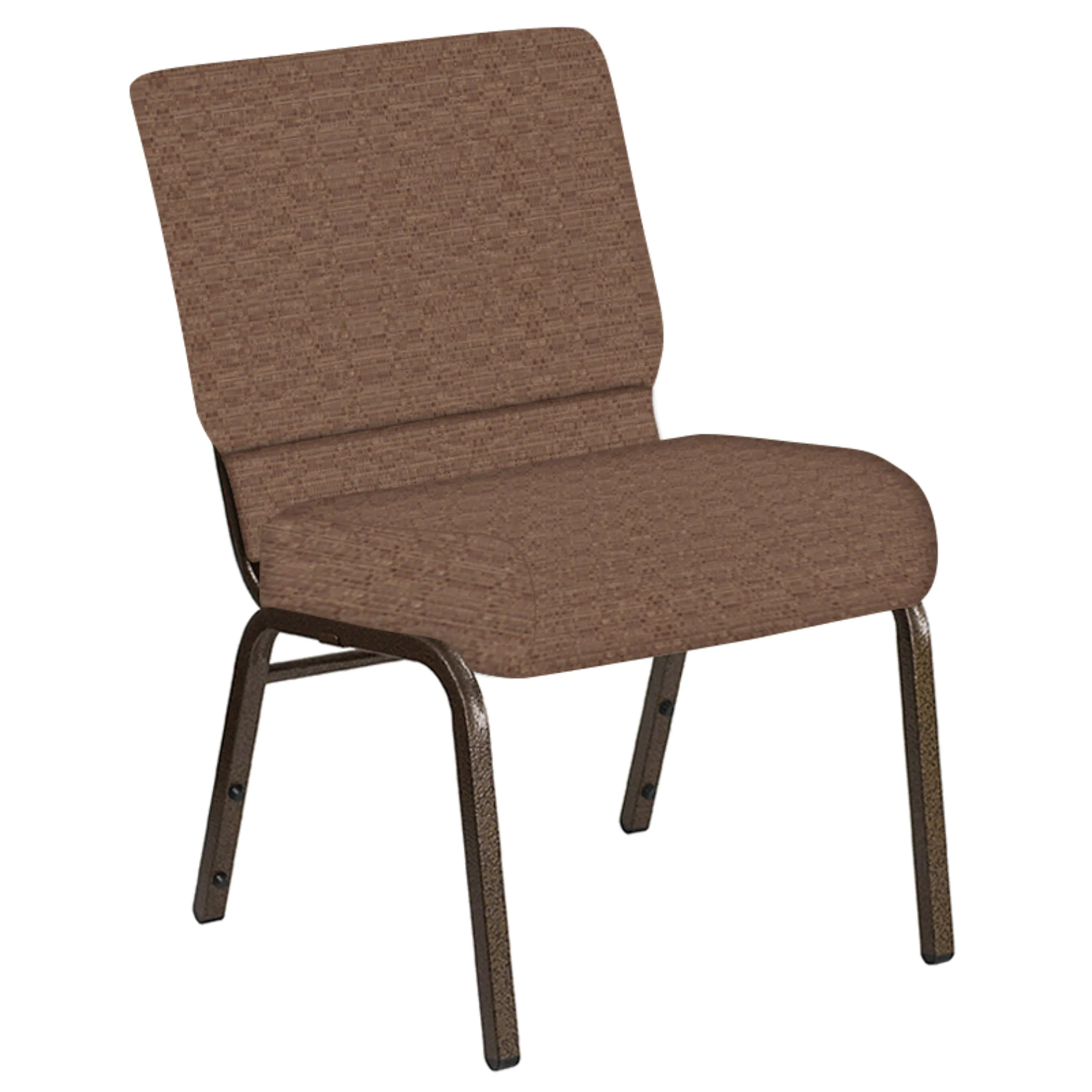 21''W Church Chair in Tahiti Fabric - Gold Vein Frame