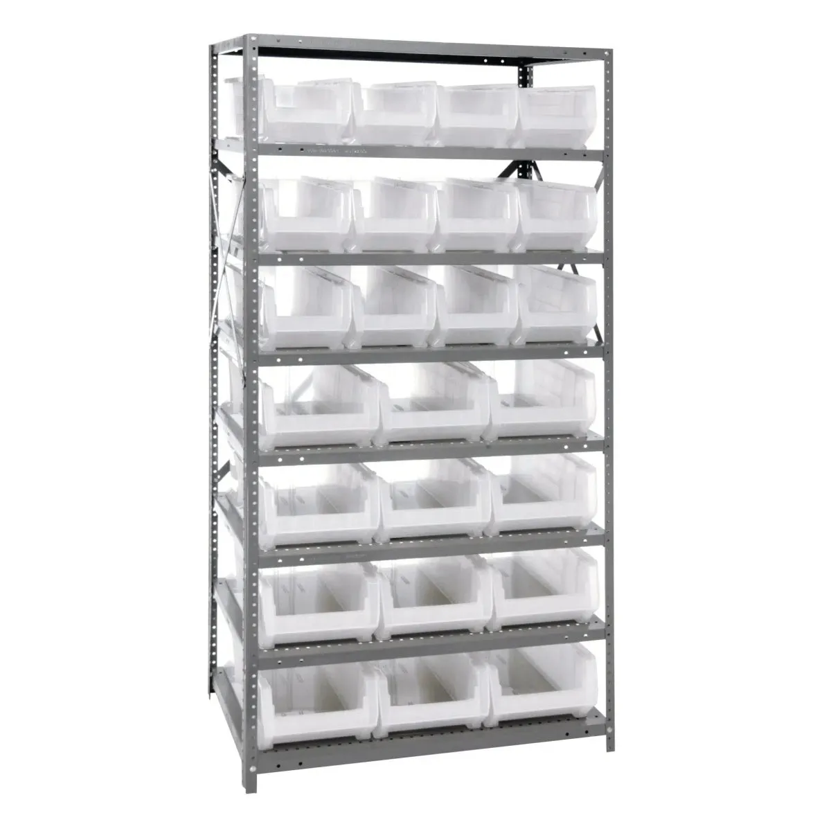 2475-950952 | 24" x 36" x 75" Shelving Unit with 24 Bins