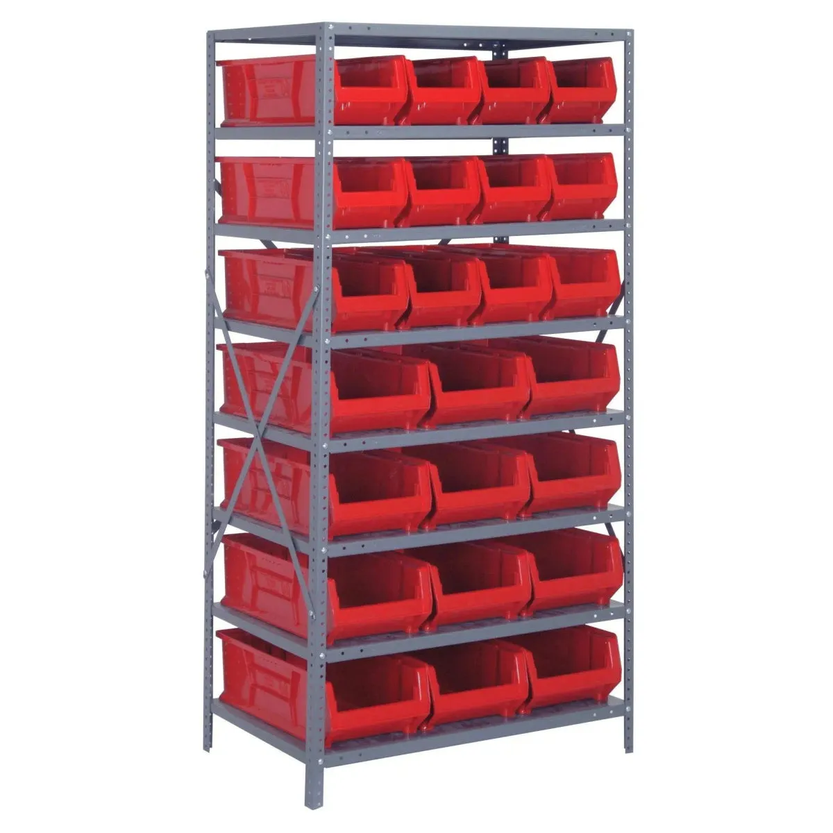 2475-950952 | 24" x 36" x 75" Shelving Unit with 24 Bins