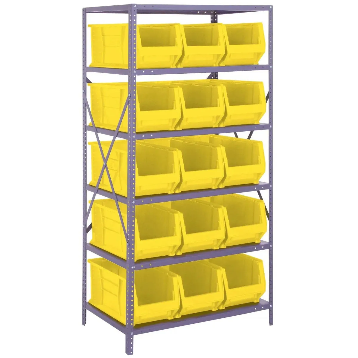 2475-953 | 24" x 36" x 75" Shelving Unit with 15 Bins