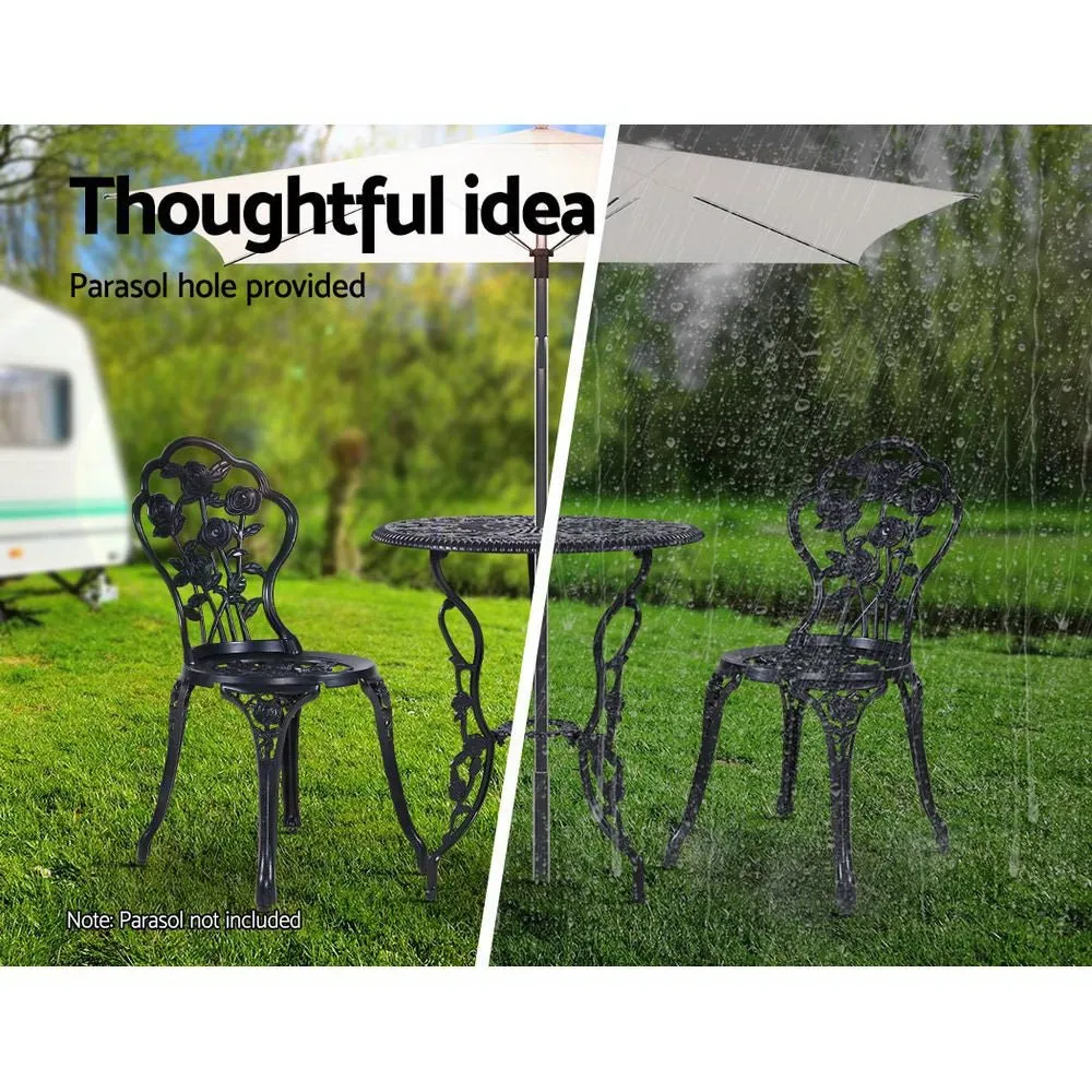 3PCS Outdoor Patio Chair And Table Set