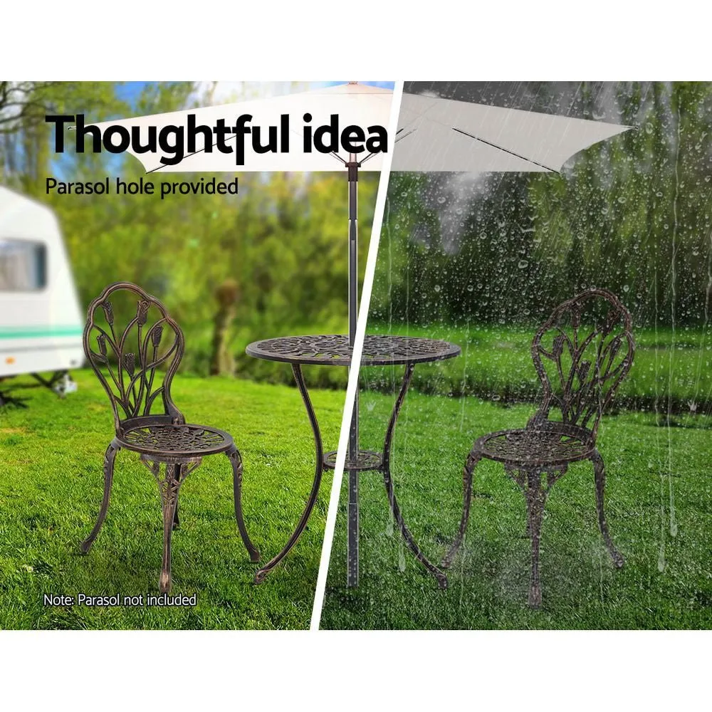 3PCS Vintage Garden Table And Chairs