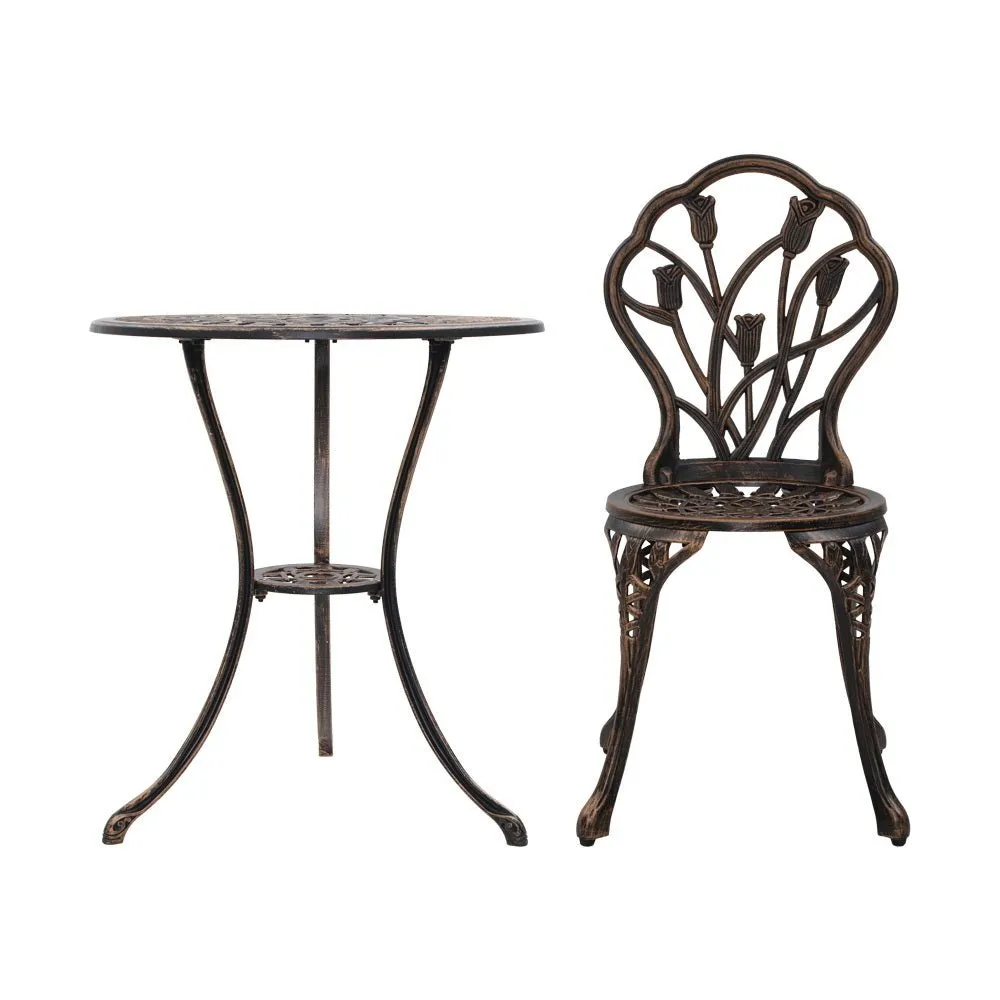 3PCS Vintage Garden Table And Chairs
