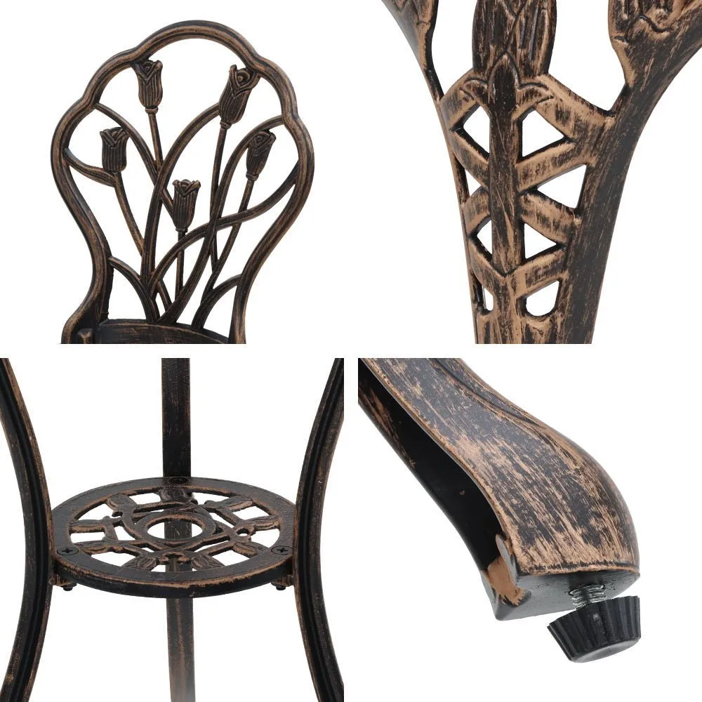 3PCS Vintage Garden Table And Chairs