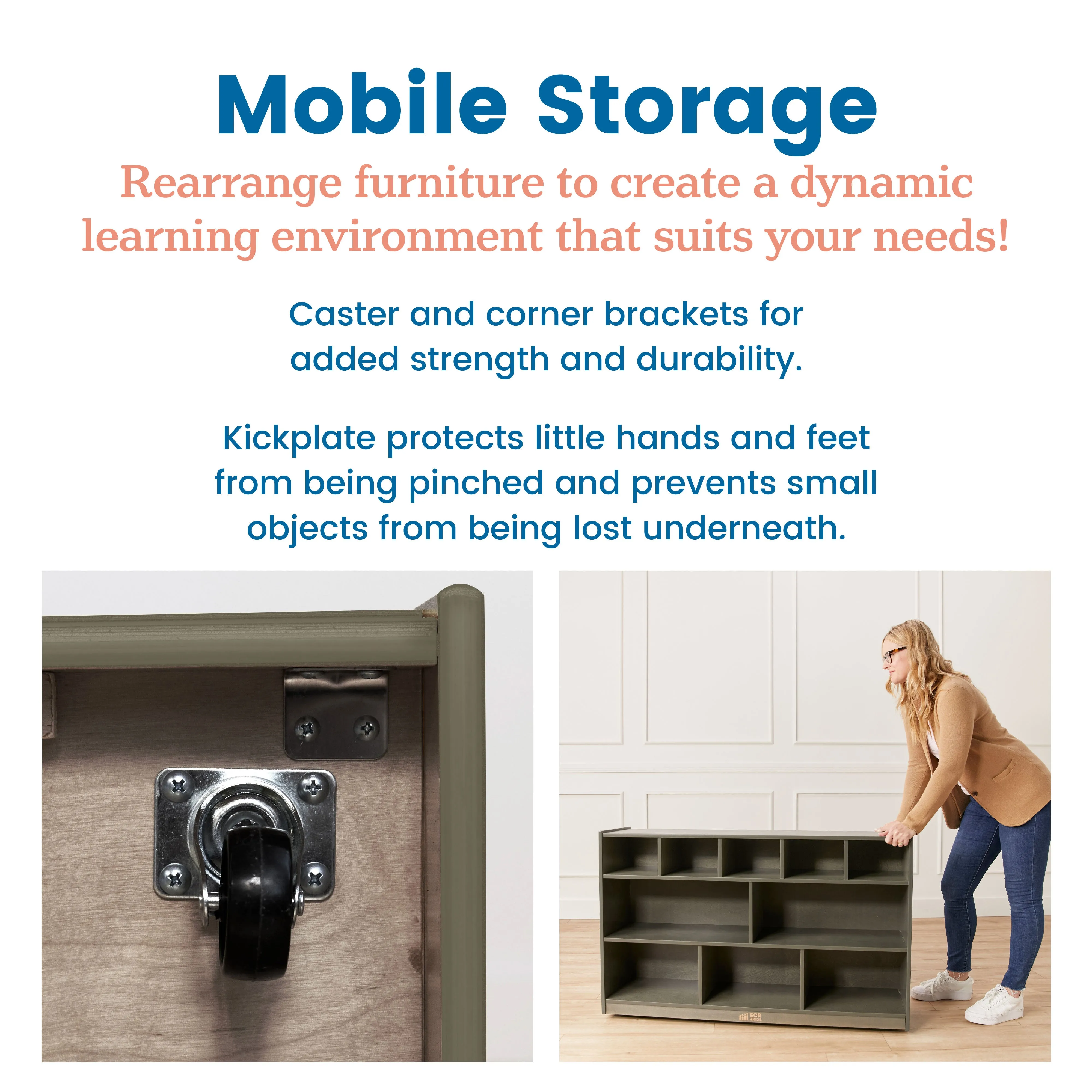 5 5 Mobile Storage and Tray Cabinet