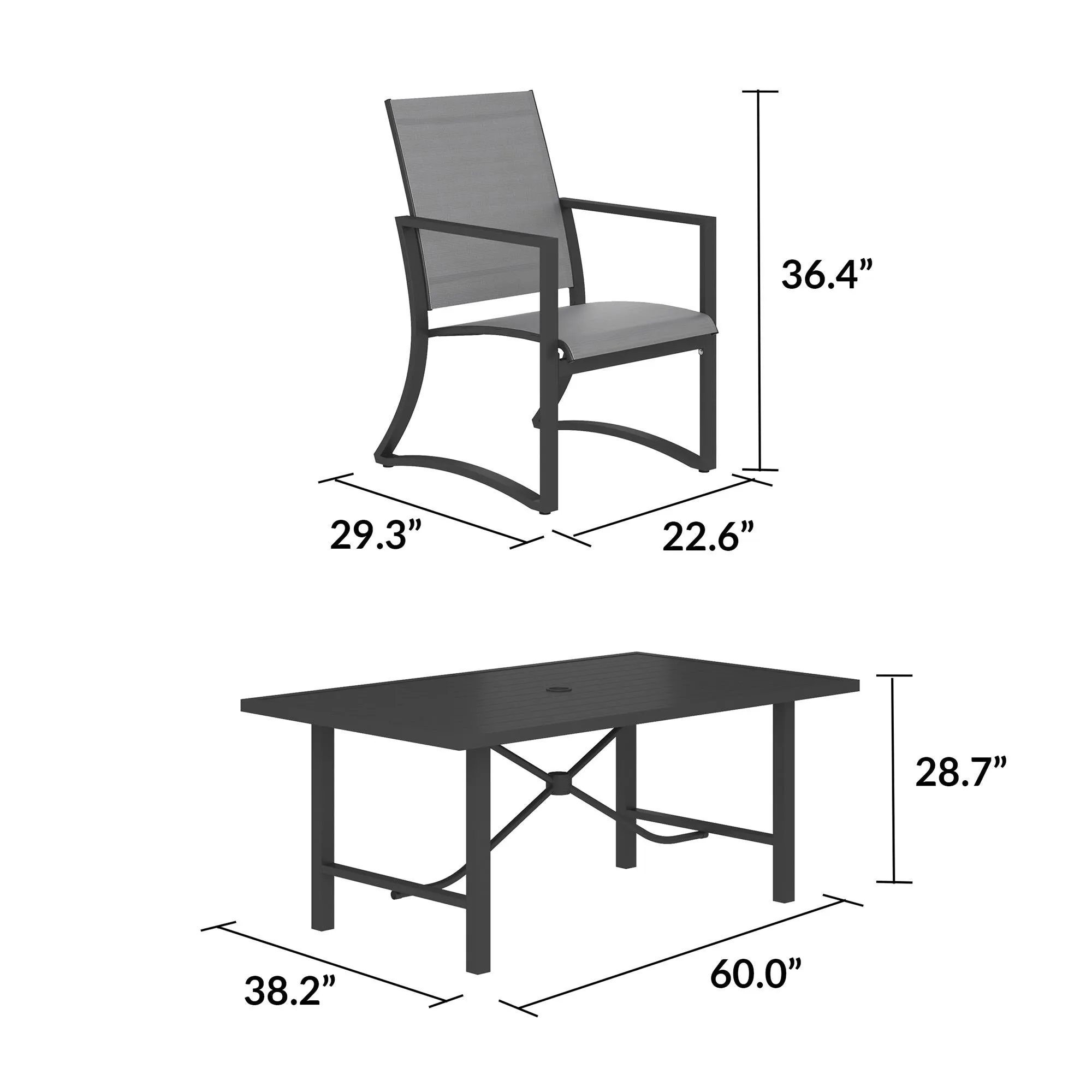 7 Piece Patio Dining Set