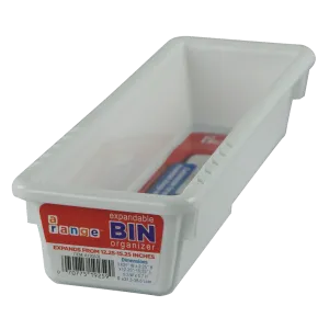 A13053L Expandable Bin Organizer 3 x 12 to 15 Inches Range Kleen