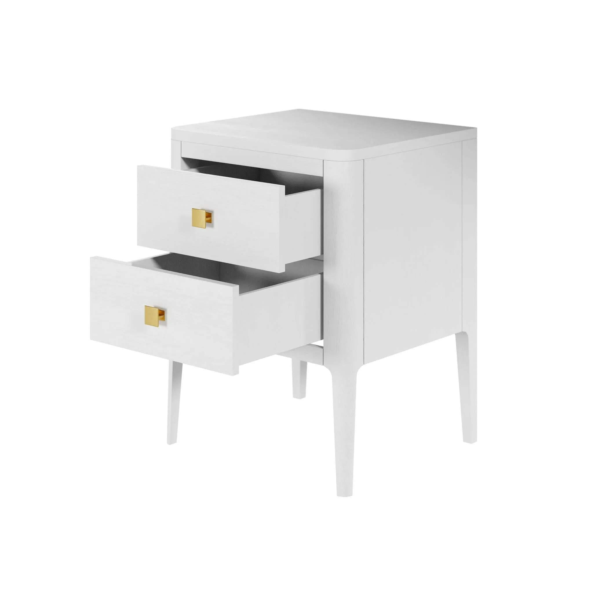 Abberley Bedside - White