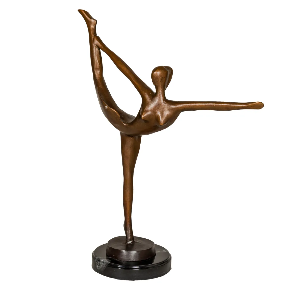 Abstract Bronze Tabletop Ballerina