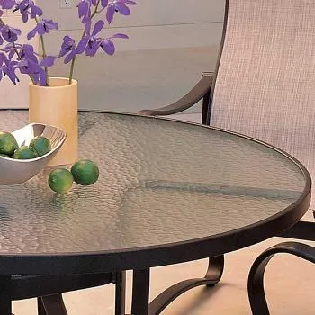 Acrylic 36" Round Dining Table by Tropitone