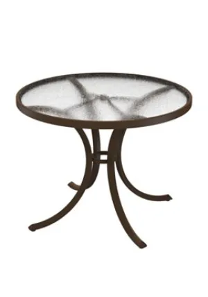 Acrylic 36" Round Dining Table by Tropitone