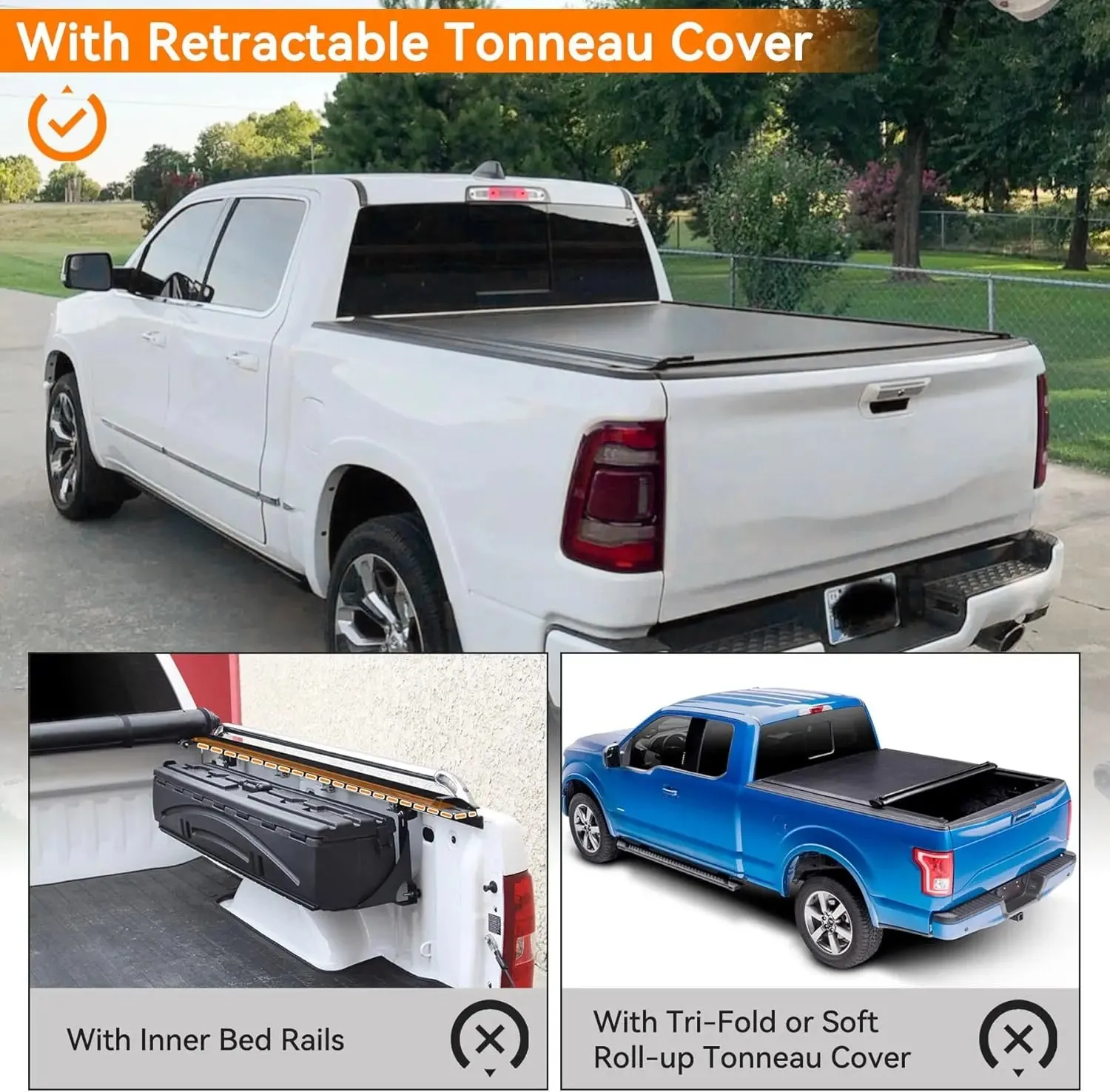 Adjustable Overland Truck Bed Rack for Full-Size Pickup