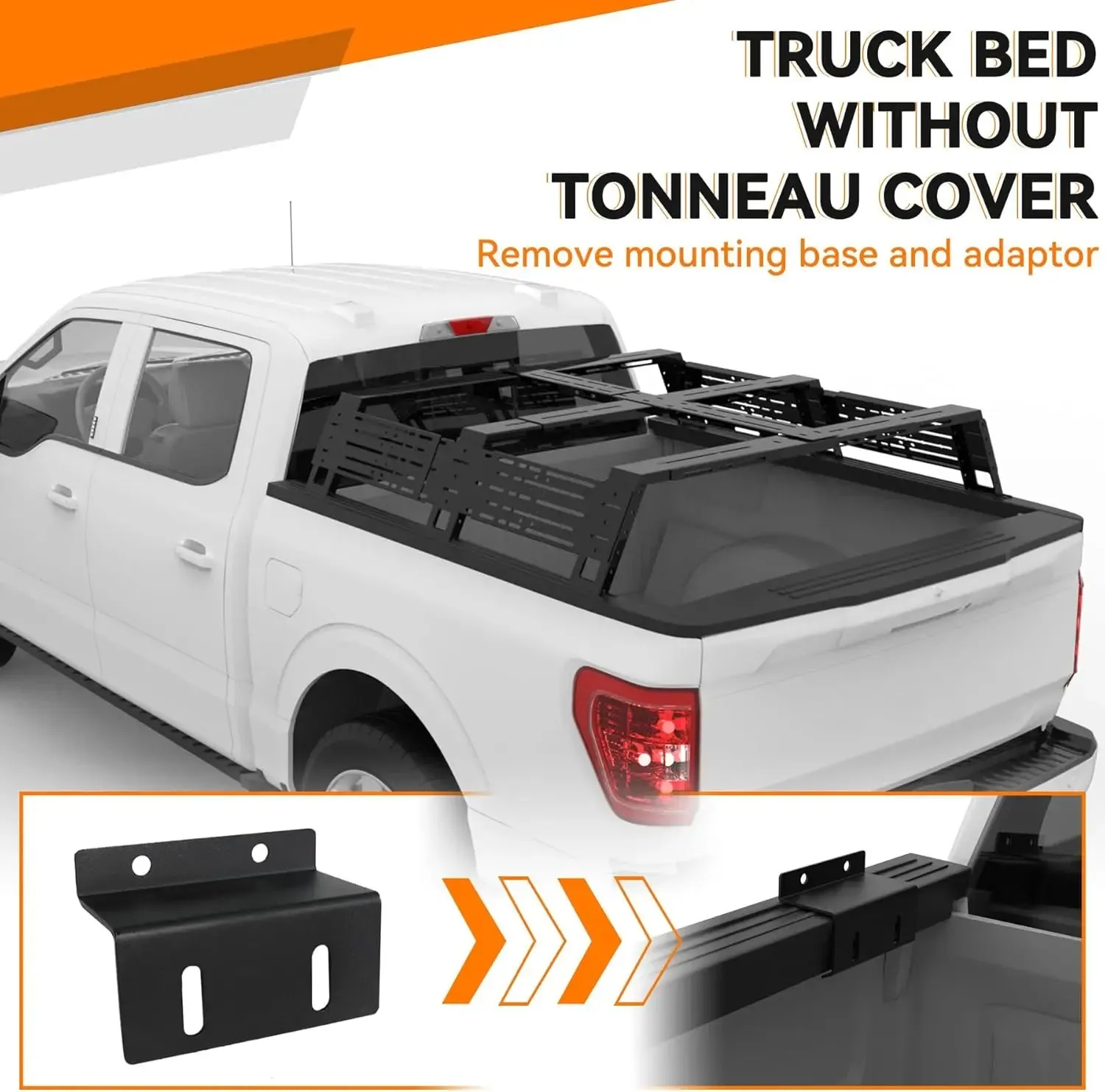 Adjustable Overland Truck Bed Rack for Full-Size Pickup