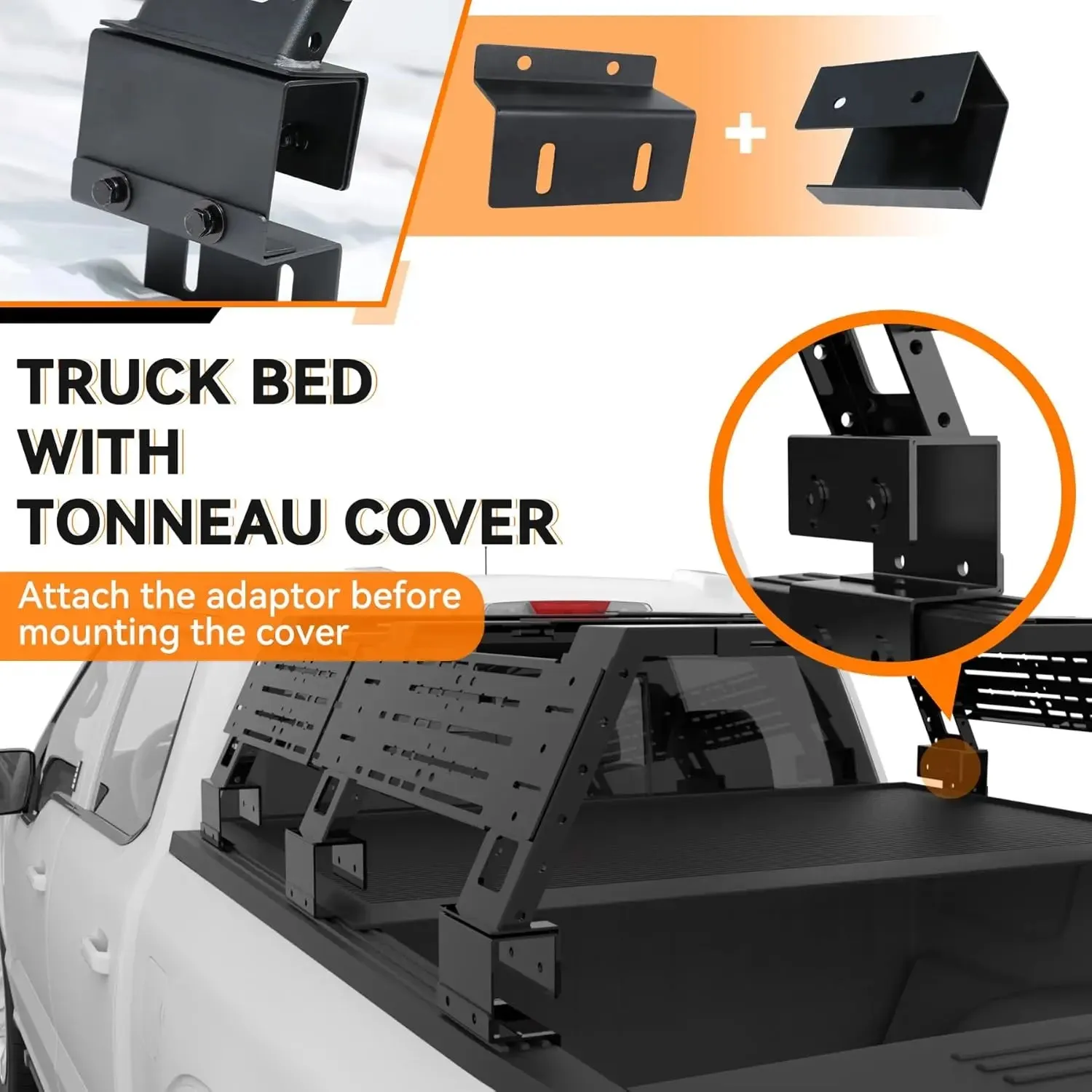Adjustable Overland Truck Bed Rack for Full-Size Pickup