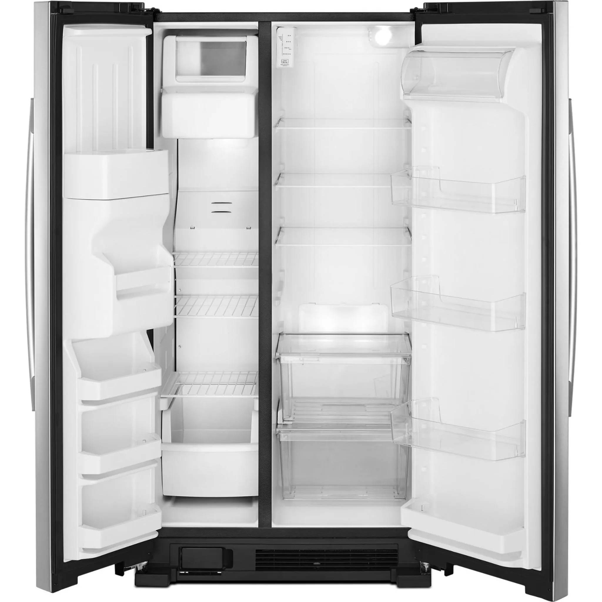 Amana 33" Side-by-Side Refrigerator with Dual Pad External Ice and Water Dispenser (ASI2175GRS)