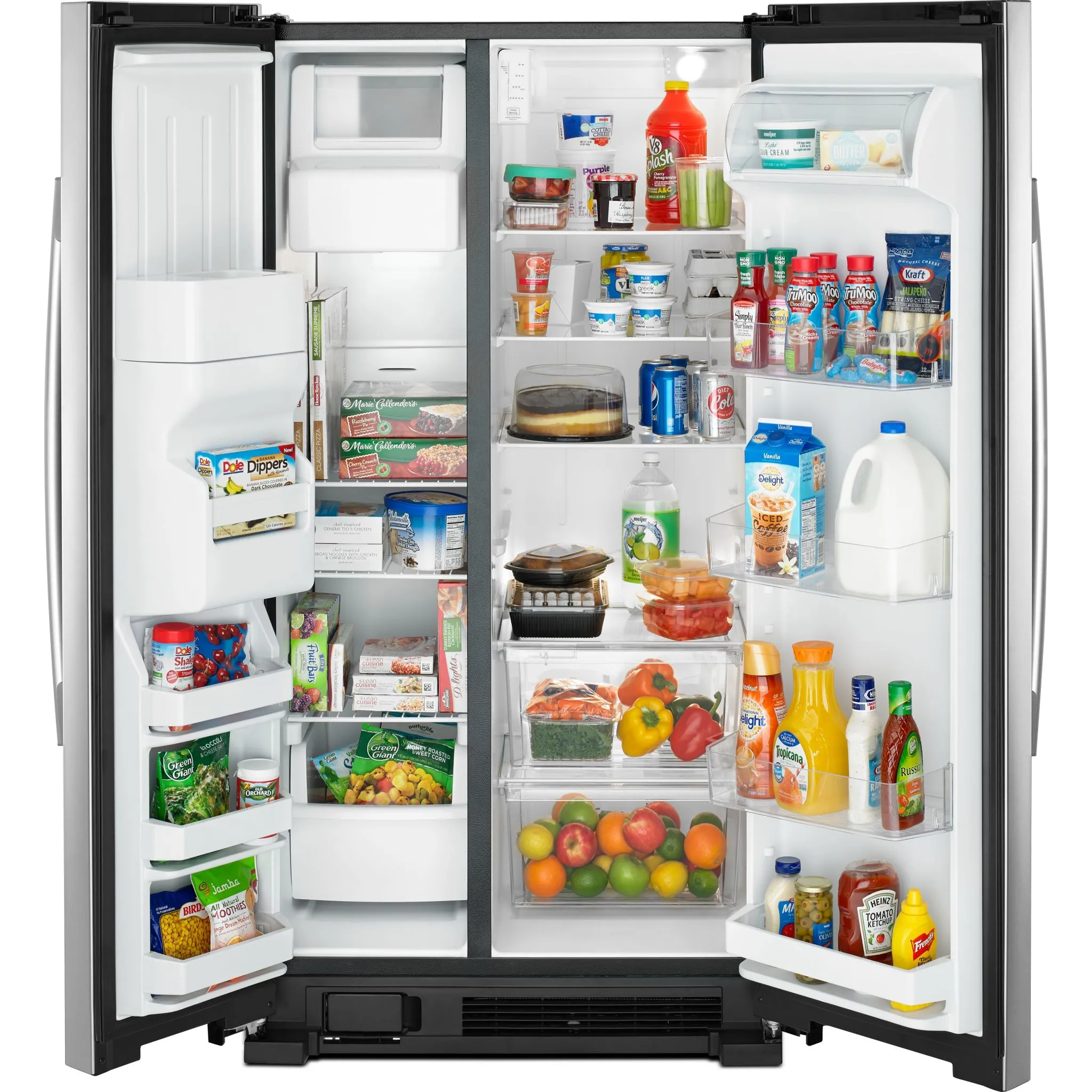 Amana 33" Side-by-Side Refrigerator with Dual Pad External Ice and Water Dispenser (ASI2175GRS)