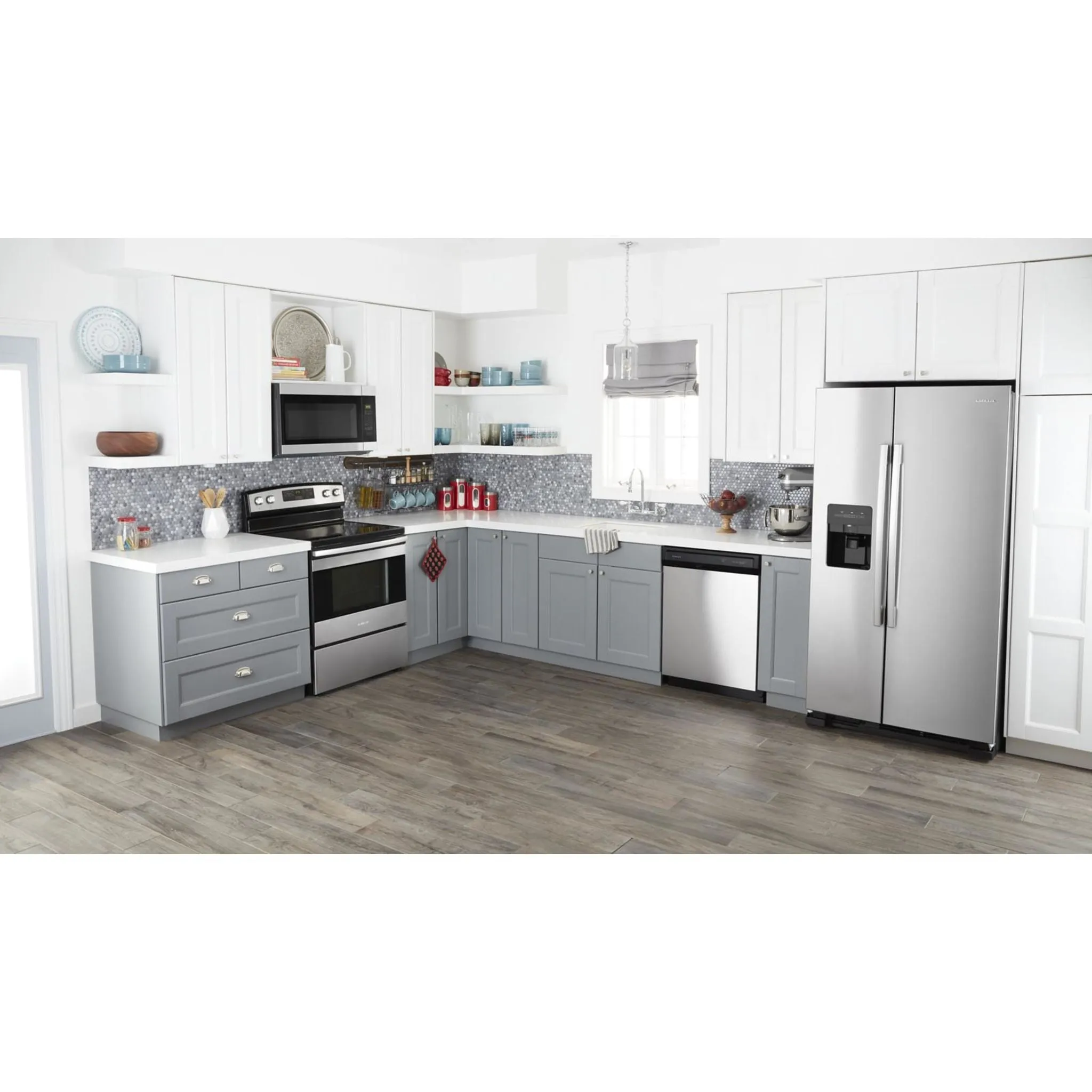 Amana 33" Side-by-Side Refrigerator with Dual Pad External Ice and Water Dispenser (ASI2175GRS)