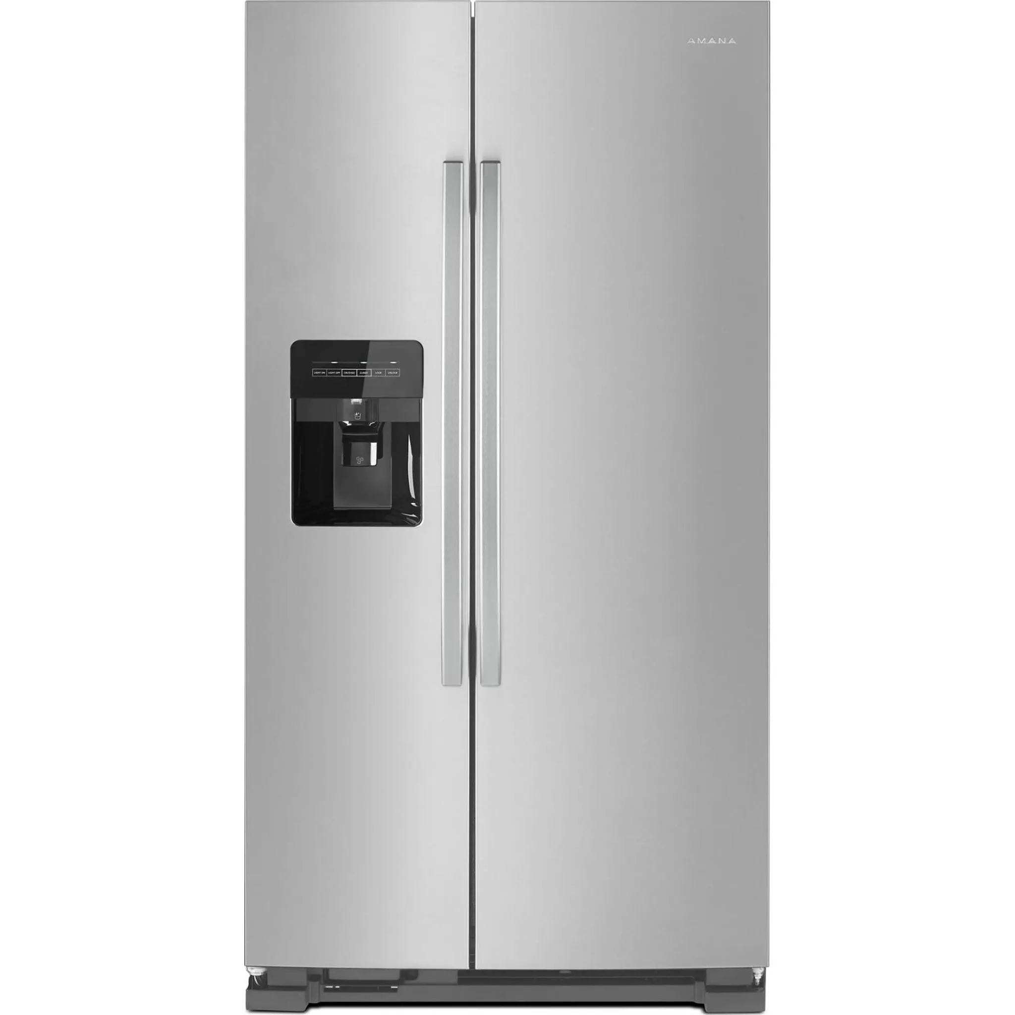 Amana 33" Side-by-Side Refrigerator with Dual Pad External Ice and Water Dispenser (ASI2175GRS)
