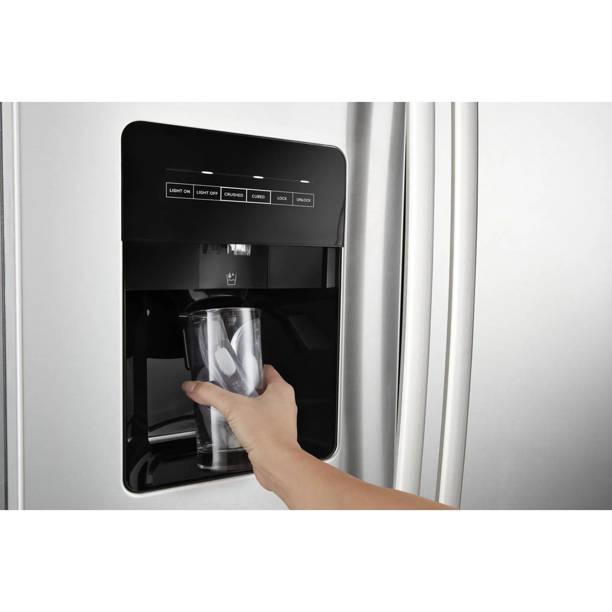 Amana 33" Side-by-Side Refrigerator with Dual Pad External Ice and Water Dispenser (ASI2175GRS)